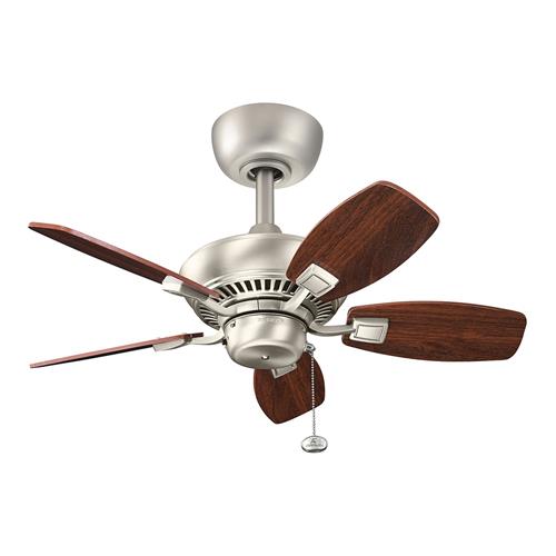 Canfield Brushed Nickel Ceiling Fan KLF-CANFIELD-30-BN
