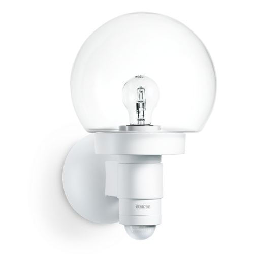 Sensor White IP44 Outdoor Globe Sensor Light L 115 S White
