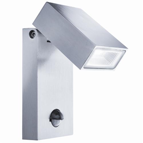 Metro Stainless Steel LED Outdoor Wall Light With Motion Sensor 7585