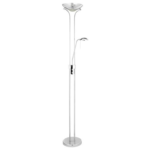 Mother And Child Polished Chrome LED Floor Lamp 5430CC