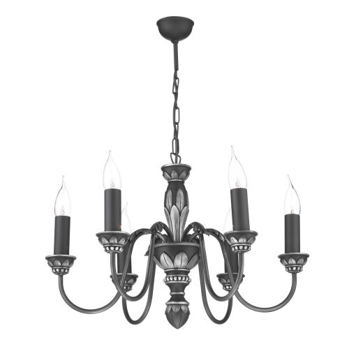 Pewter Oxford 6 Ceiling Light OX6