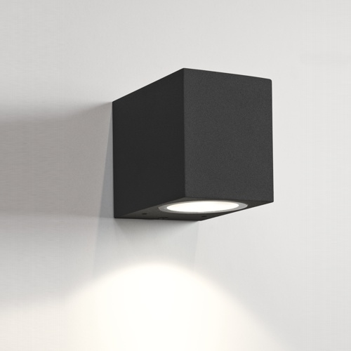 Chios IP44 80 Black Outdoor Wall Light 1310002