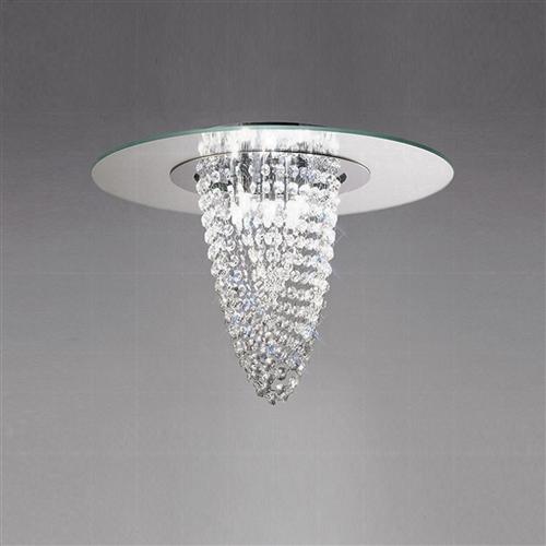 Oberon 5 Light Chrome And Crystal Ceiling Fitting IL31460