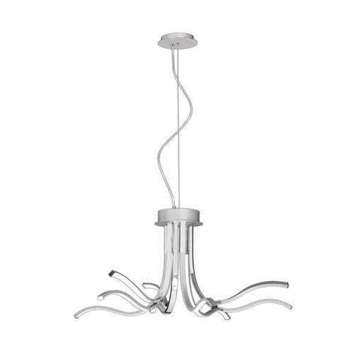 Corinto LED Dimmable Convertible Semi-Flush/Pendant 8 Light M6105