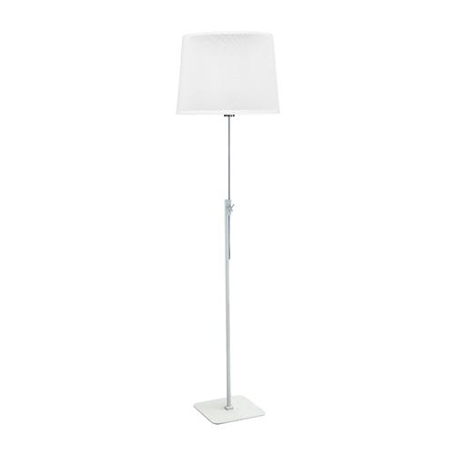 Habana White And Chrome Adjustable Floor Lamp M5310 + M5312