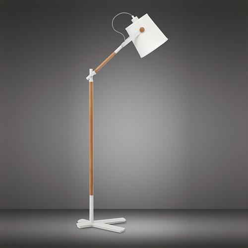 Nordica Matt White Floor Lamp M4920