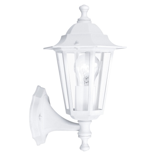 Laterna 5 IP44 Rated White Upwards Outdoor Wall Light 22463