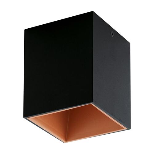 Palasso Box Black And Copper Finish LED Ceiling Spot 94496