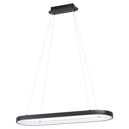 Codriales LED Black Oval Ceiling Pendant Fitting 99358
