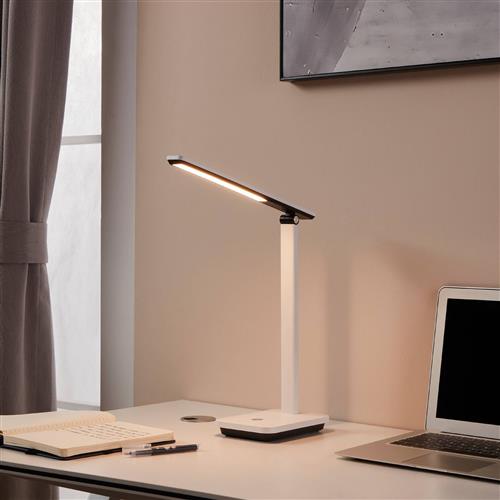 Iniesta LED Black And White USB Table or Reading Lamp 900956