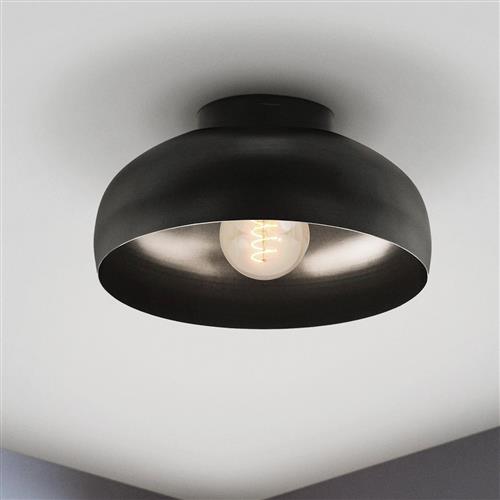 Mogano 2 Black Semi-Flush Ceiling Light 900553