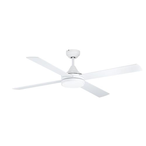 Sesimbra White LED Ceiling Fan Reversible Blades 35079