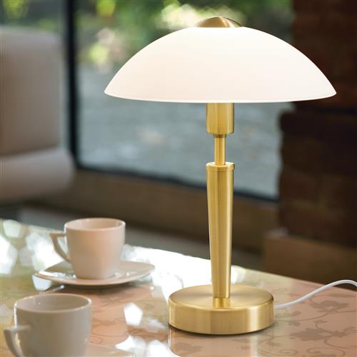 Solo 1 Brass Touch Table Light 87254
