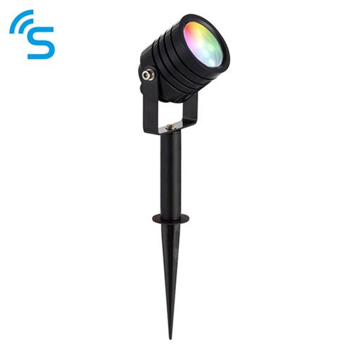 Smart Luminatra Dimmable RGB LED Outdoor Spike Light 91963