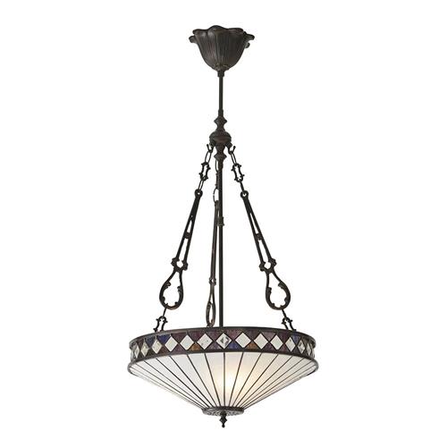 Inverted Tiffany Ceiling Pendant 64146