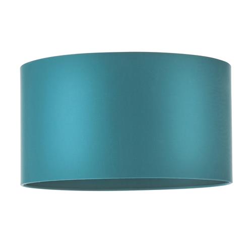 Teal Satin Fabric Drum Cylinder Shade Arnica-ST