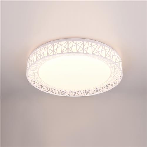 Cluster LED Dimmable White Flush Ceiling Fitting R67321101