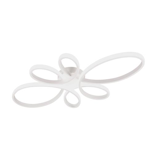 Fly Large White LED Semi-Flush Ceiling Fitting 645619131