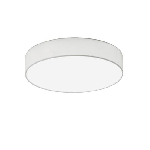 Lugano Small White Shade Semi-Flush LED Light 621911201