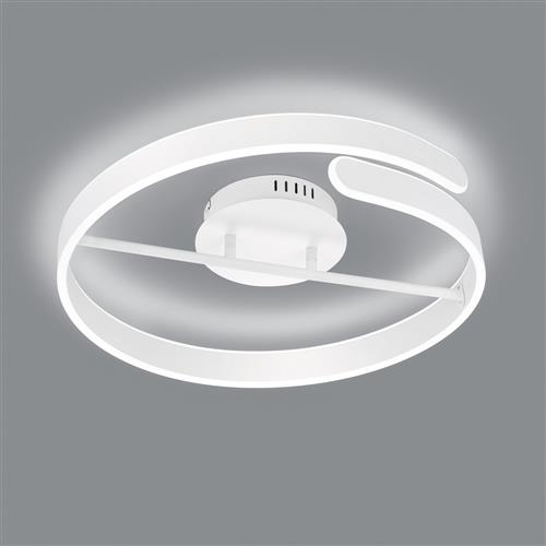 Parma LED Semi-Flush Matt White Fitting R67071131