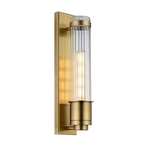 Aged Brass IP44 Rated Bathroom Wall Light QN-WELLINGTON1-AB