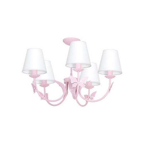 Alice Pink Five-Arm Ceiling Fitting MLP964