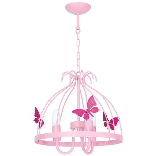 Kago Pink Butterfly Ceiling Fitting MLP1169