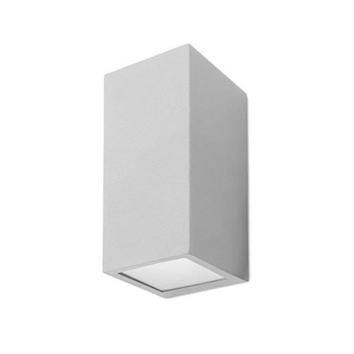 Cube Grey IP44 Small Outdoor Wall Light PX-0056-GRI