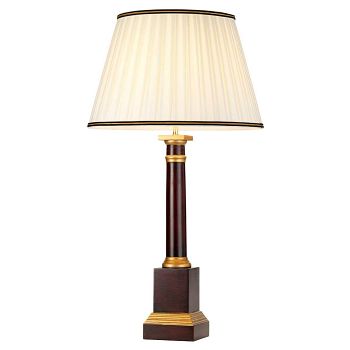Louviers Oxblood And Gold Table Lamp DL-LOUVIERS-TL