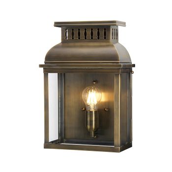 Outdoor Wall Light IP44 Aged Brass Finish WESTMINSTER-BR