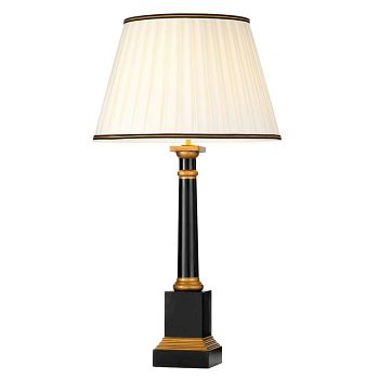 Peronne Black And Gold Table Lamp DL-PERONNE-TL