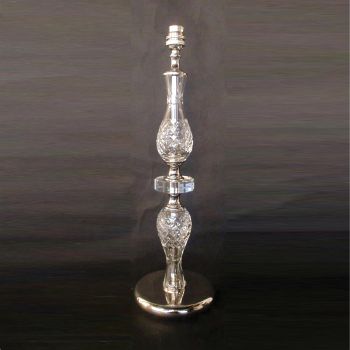 Boston Facet Cut Crystal And Nickel Table Lamp ST0000E/TL/N