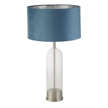 Oxford Satin Nickel Table Lamps