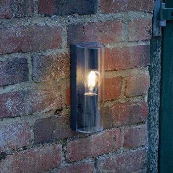Quenby IP65 Outdoor Anthracite Wall Light QUE1639