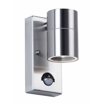 Canon Stainless Steel Outdoor PIR Single Wall Light EL-40063