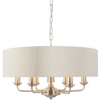 Highclere 6 Light Pendants with Shade