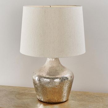 Meteora Vintage White/Pearl Table Lamp 90589