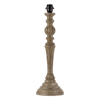 Mohan Grey Distressed Wooden Table Base 90568