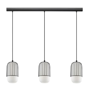 Muleges Black And White 3 Bar Pendant Fitting 99619