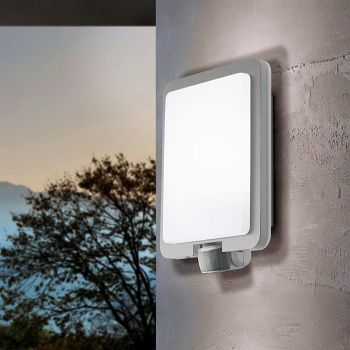 Mussotto IP44 Stainless Steel Outdoor Sensor Wall Light 97218