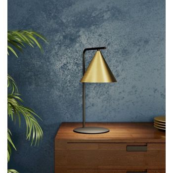 Narices Black Steel, Brushed Brass and Gold Table lamp 99593