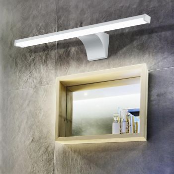 Pandella 2 IP44 Rated Bathroom Silver Mirror Wall Sensor Light 97059