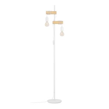 Townshend Steel/Wood Switched Floor Lamp