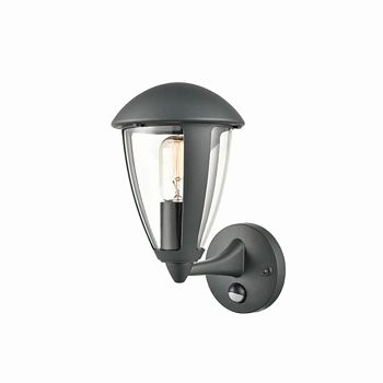 Delisha Charcoal Grey PIR Outdoor Wall Light FRA106