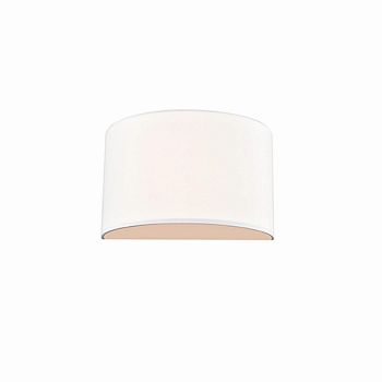 Lonnie Fabric & Perspex Curved Single Wall Light