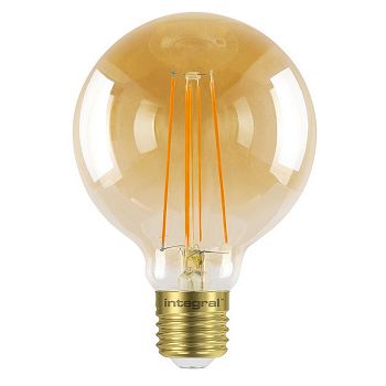 Sunset G95 Dimmable LED E27 Amber Globe Bulb ILGLOBE27D009