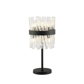 Boise Table Lamp Clear Glass Finish