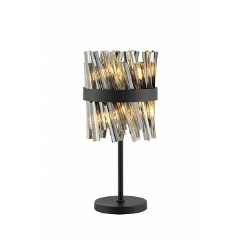 Boise Table Lamp Smoked Glass
