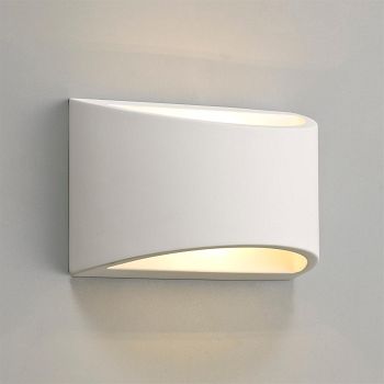 Berkeley Curved Rectangle Paintable Wall Light LT30136