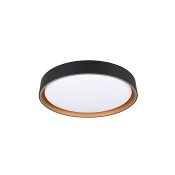 Felis LED Dimmable Black and Gold Flush Ceiling Fitting R64391080